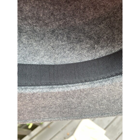 Vintage NOS Banash Boston Light Gray Wool Felt Fedora Hat  display picture 3